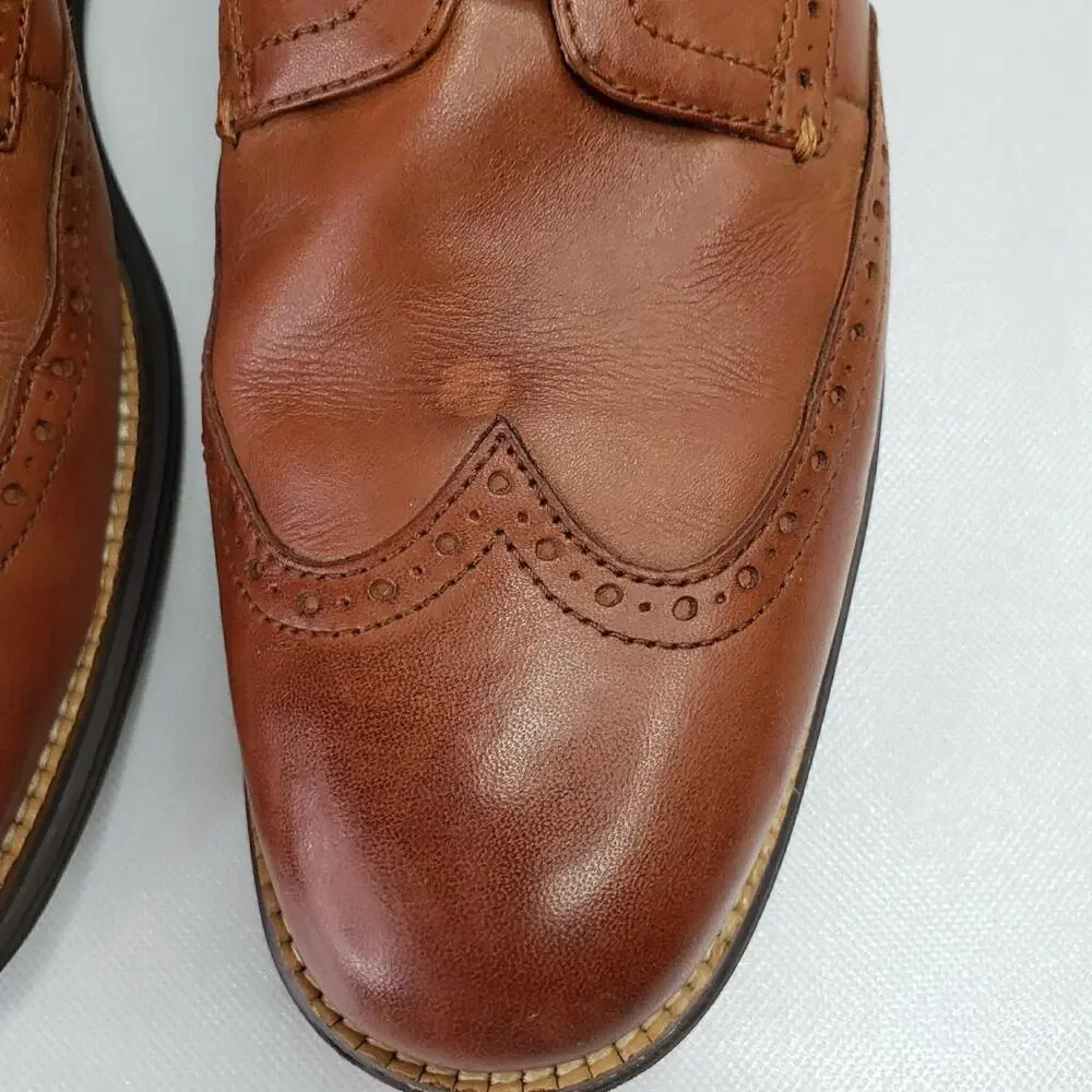 Cole Haan Mens Size 10.5M ØriginalGrand Brown Wingtip Oxford Shoes